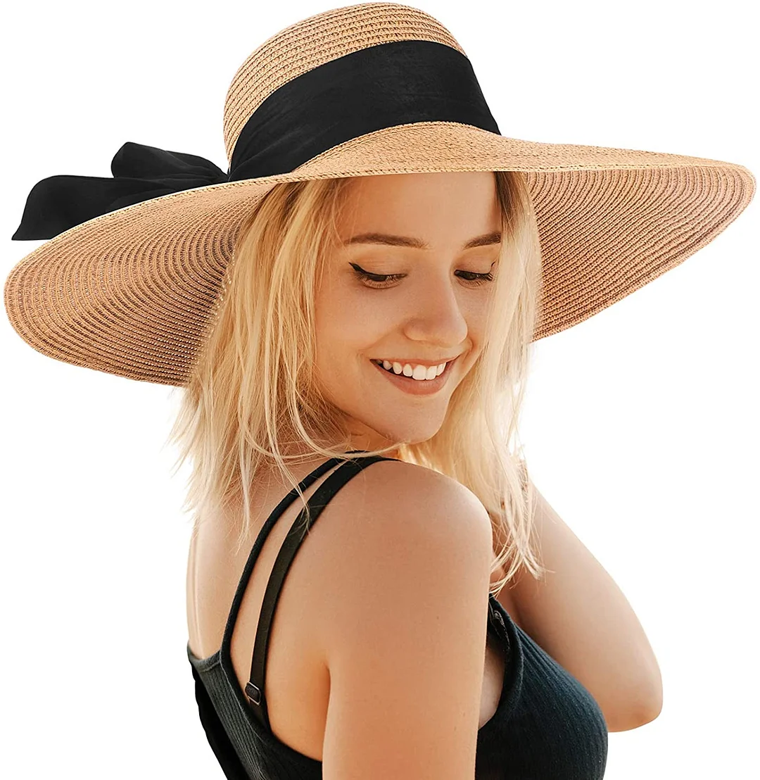 Sun Hats for Women, Floppy Wide Brim Beach Hats