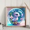 Crystal Ball Zodiac-Dragon-11CT Stamped Cross Stitch 40*40cm/15.75*15.75in