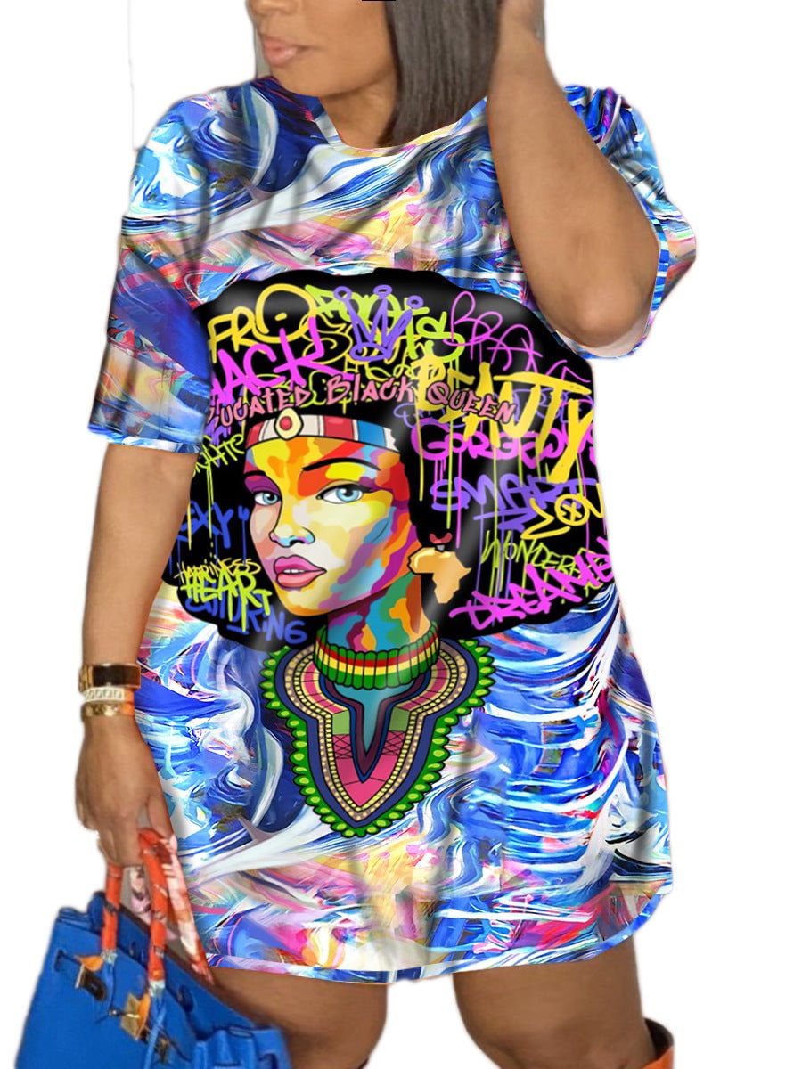 Casual printed dress