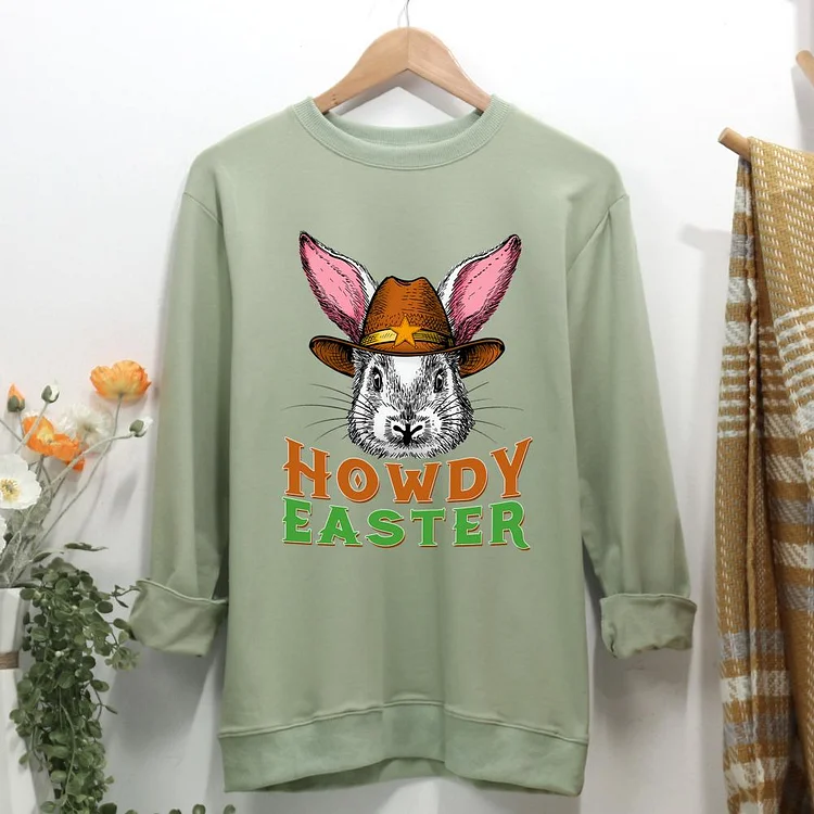howdy easter Women Casual Sweatshirt-0020846