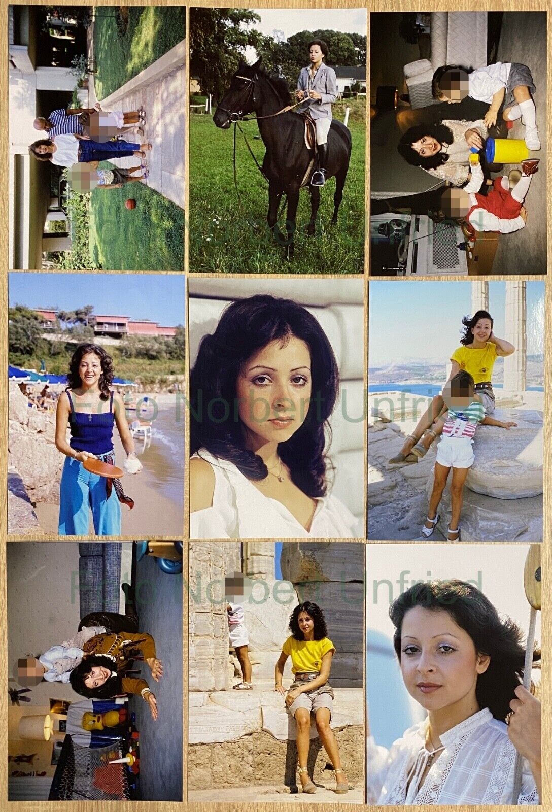 9x Vicky Leandros Photo Poster painting 20 x 30 cm A4 Affiche Format sans Autographe (Plakat-148