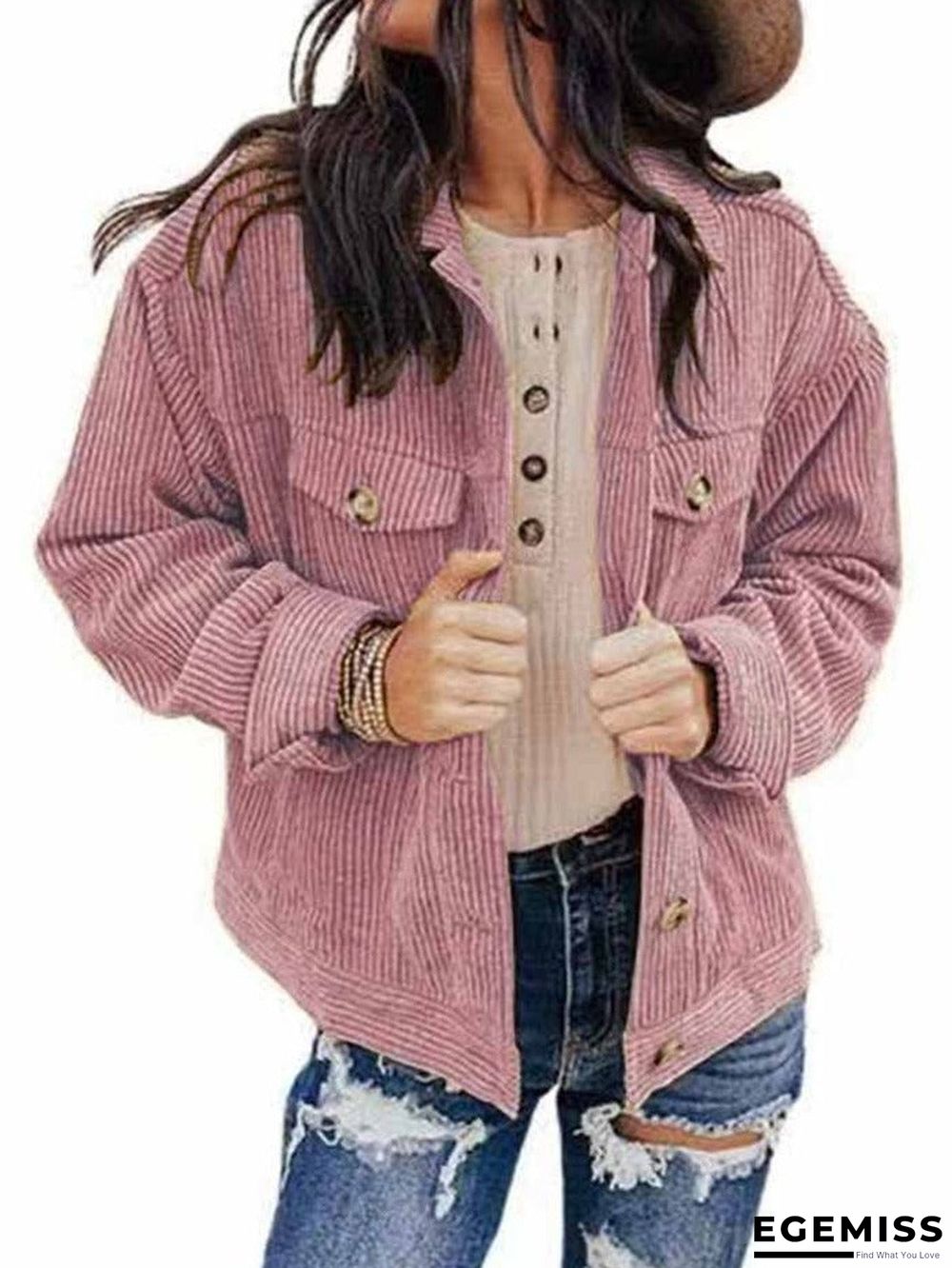 Fall/Winter Solid Color Loose Jacket | EGEMISS