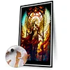 （Big Size)Ares Angel Girl Glass Painting-Paint by Numbers Acrylic Painting 40*70CM