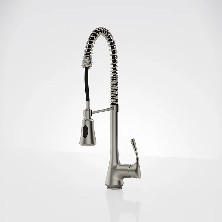EVERSTEIN Commercial Pull-Down Kitchen Faucet Stainless Steel