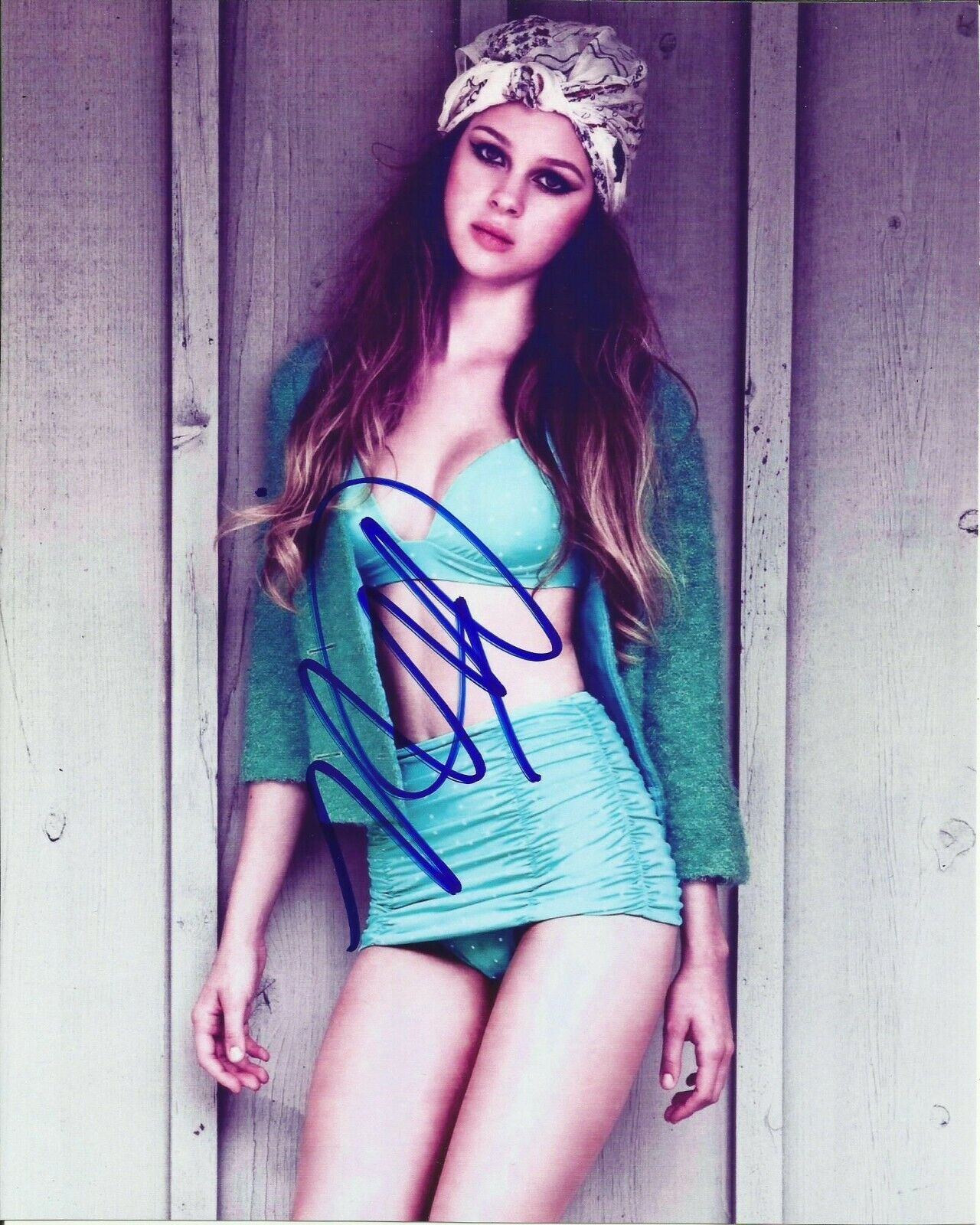 NICOLA PELTZ SIGNED SEXY Photo Poster painting UACC REG 242 FILM AUTOGRAPHS (1)