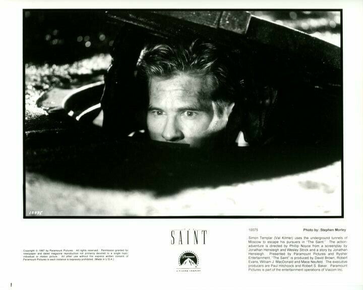 Val Kilmer The Saint 1997 Original Press 8X10 Photo Poster painting movie still