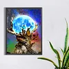 Diamond Painting-DIY Full Round Drill Moon