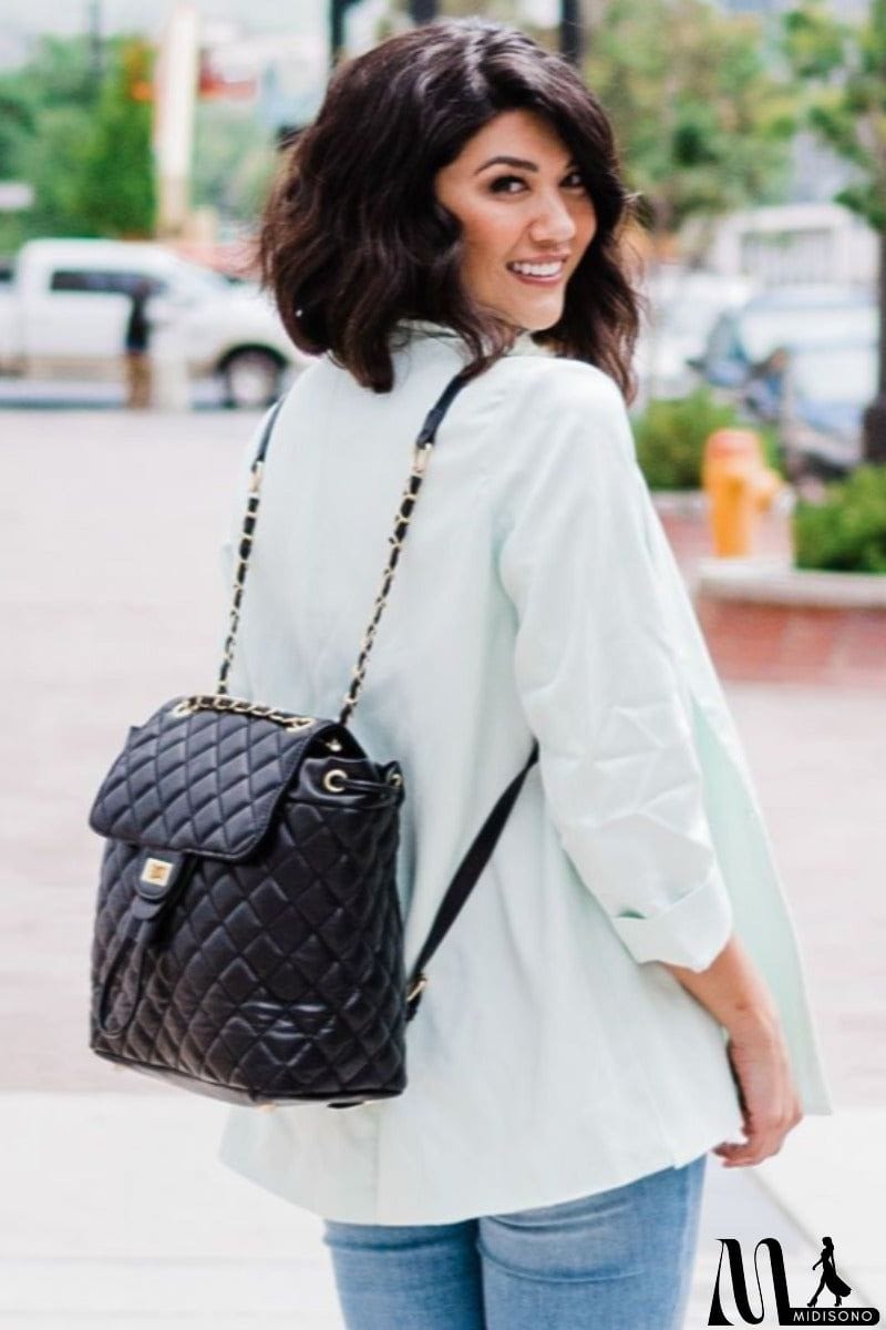 MidiSono - Quilted Convertible  Backpack