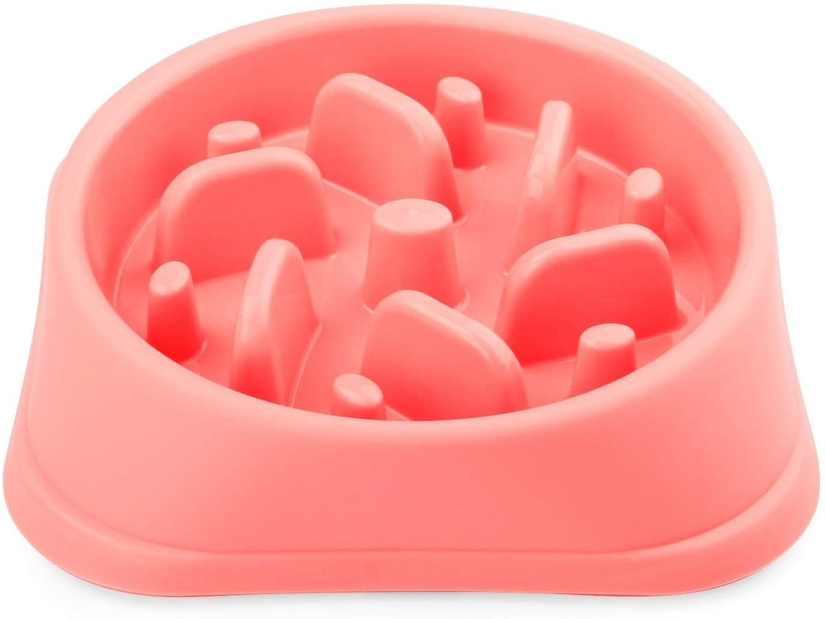 

Slow Feeding Dog Bowl Interactive for Animals Durable Plastic Food Bowl, 501 Original