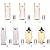 Halloween Giant Hanging Ghost LED Decoration 13ft Adjustable Height