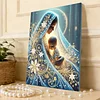 (Pre-Framed)Virgin Mary-Special Shape Diamond Painting Kit(30x40cm)