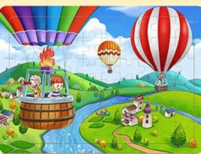 Puzzles Toddler(3-6years) Cartoon Wood Toys