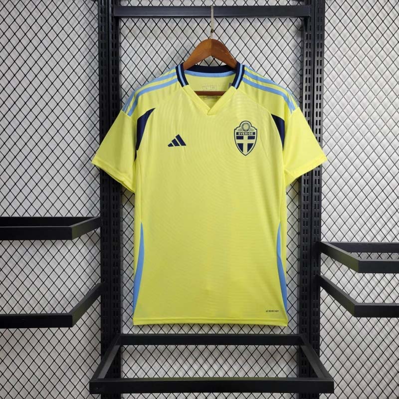 2024 Sweden Home Football Jersey 1:1 Quality Thai Quality