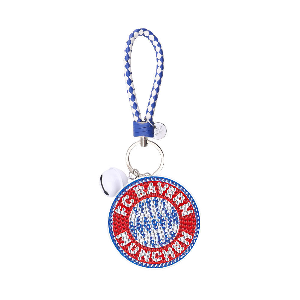 

1pcs Football Bayern München Double Sided - 5D DIY Craft Keychain, 501 Original