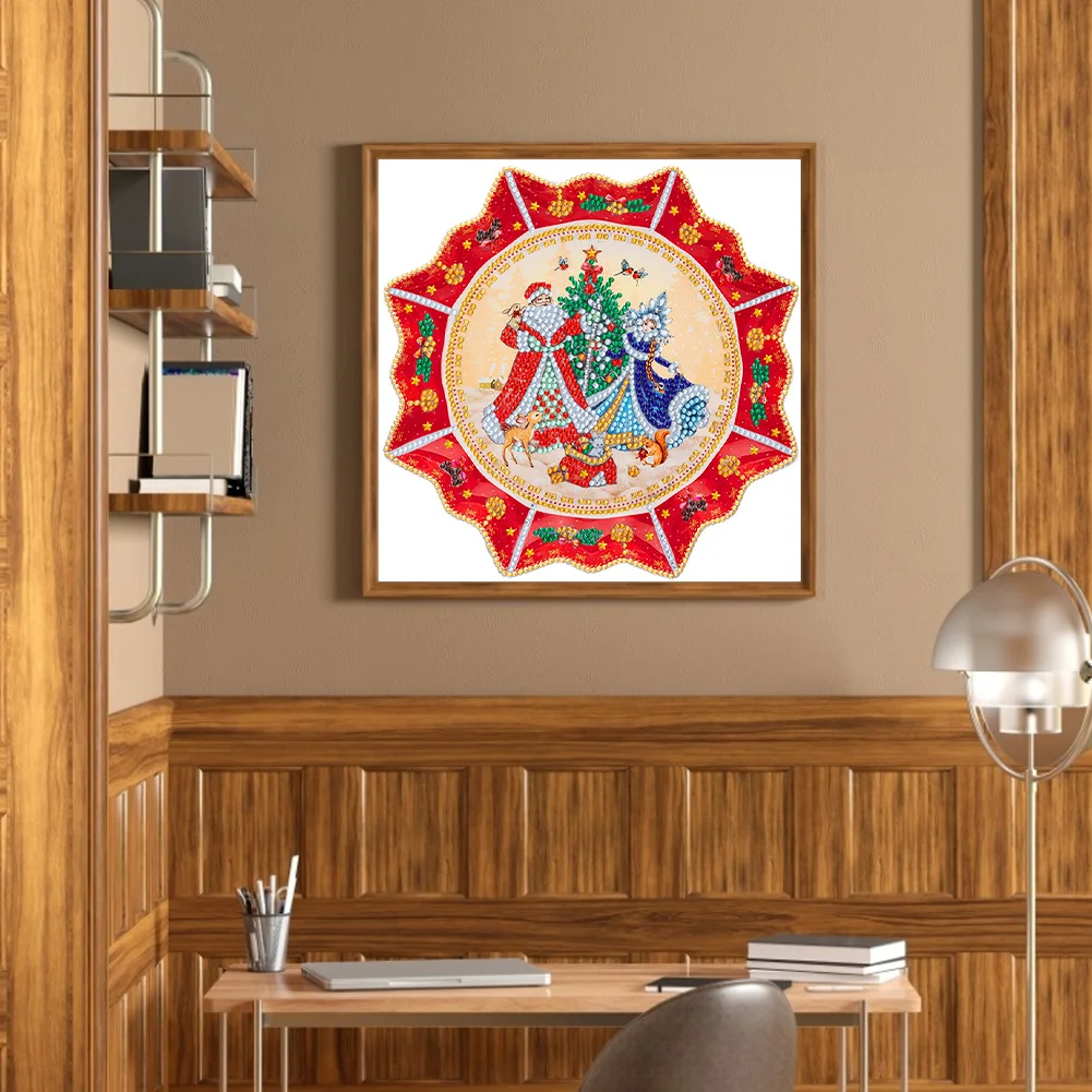 Special Shape Diamond Painting 30*30cm - Christmas Wreath