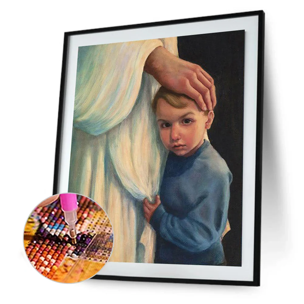 Full Round Diamond Painting 40*50cm - Jesus And Child