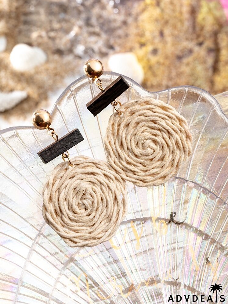 Cotton Drop Earrings