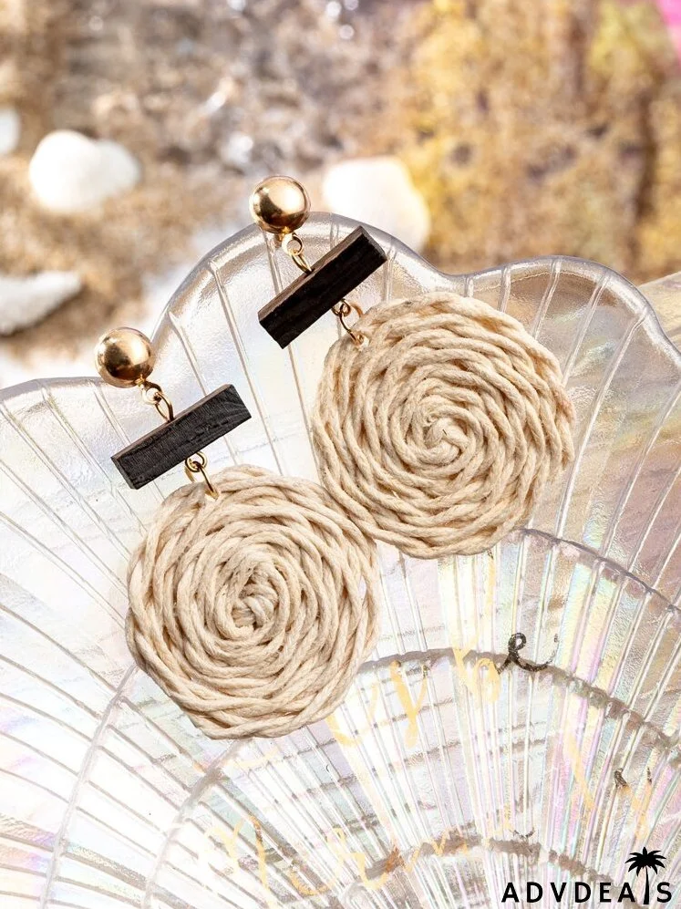 Cotton Drop Earrings