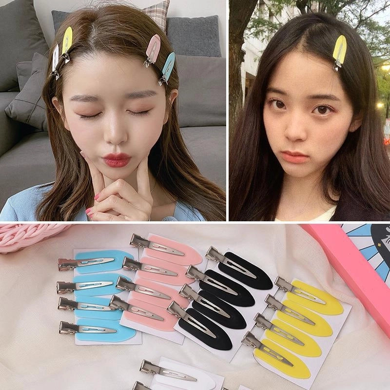 Nana The Same Seamless Hairpin Edge Clip Girl Net Red Duck Bar Color Bangs Hair Card