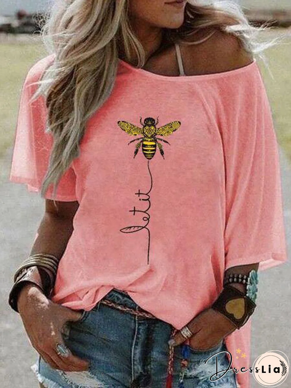 Women's Bee Printed Blouse