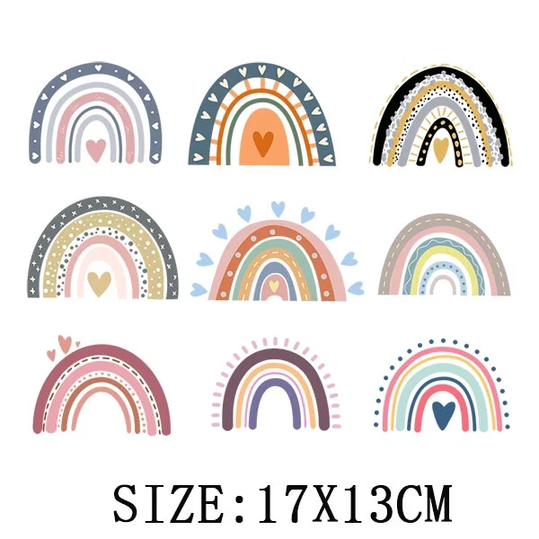 Beautiful Teachers Stickers DIY Washable Iron On Transfer For Clothing Unique Design Thermoadhesivos Patches On Clothes Applique