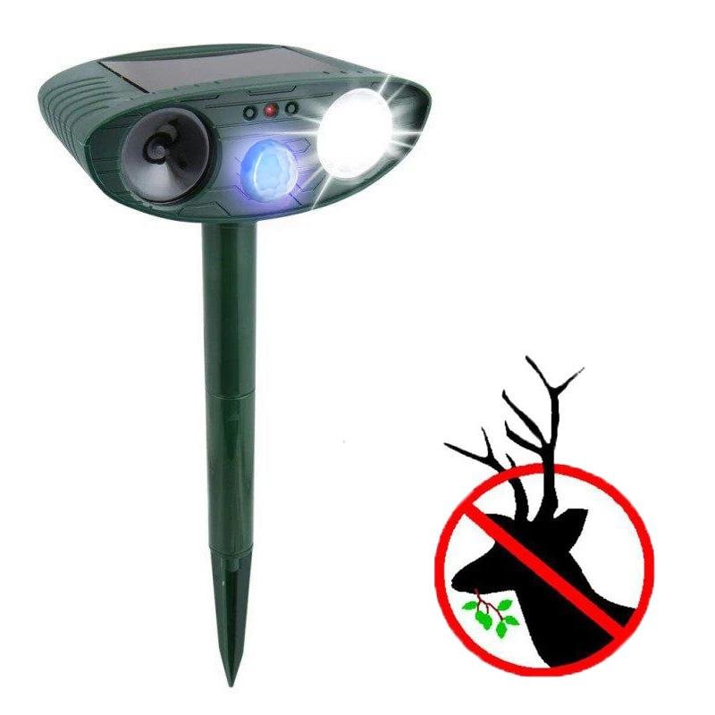 Ultrasonic Deer Repeller - Solar Powered - Get Rid of Deer in 48 Hours