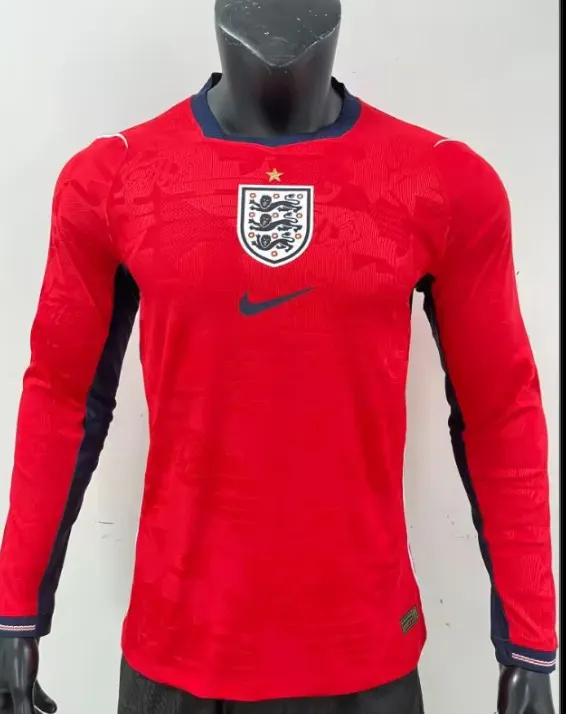 26 England Away Long-Sleeve Player Football Jersey &ndash; 1:1 Thai Quality