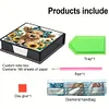 Yak Leather Diamond Painting Notecard Box Contains 160 Sheets of Paper