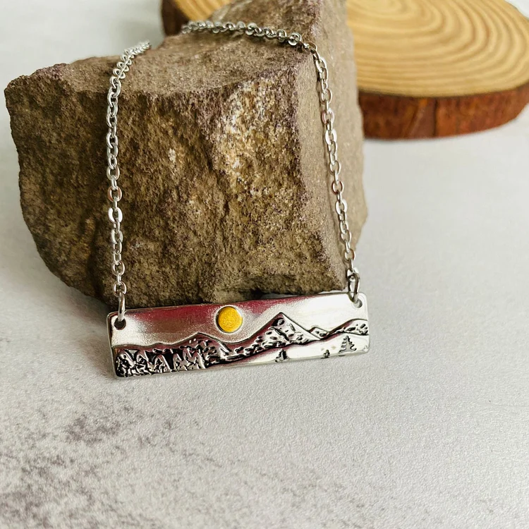 Rocky Mountain Bar Necklace