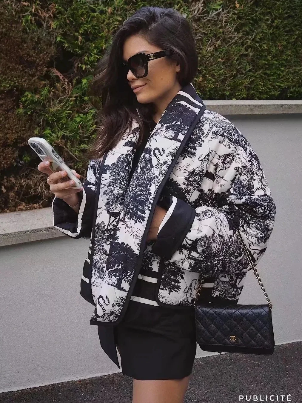 Nigikala Nigikala Double Pocket Cotton Coat Women's 2025 Autumn And Winter Cotton Jacket 6NS Short