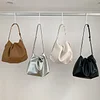 Stylish Plain Color Leather Women's Shoulder Bag