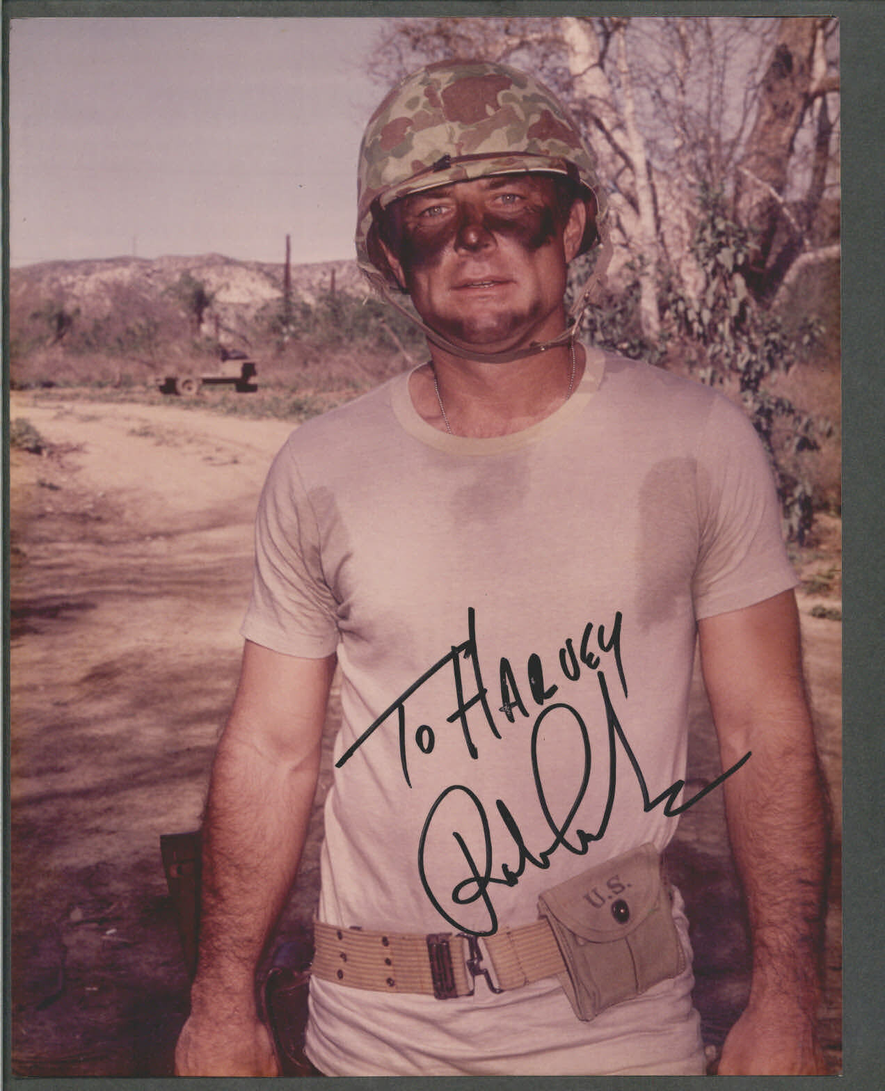 Robert Conrad - Signed Autograph Color 8x10 Photo Poster painting - Black Sheep Squadron