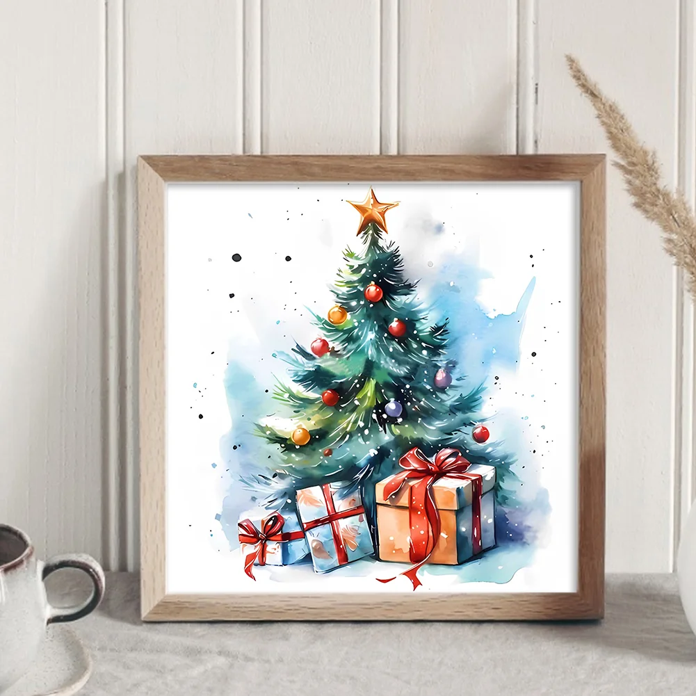DIY Stamped Cross Stitch 11CT Full Embroidery 50*50cm - Christmas Tree