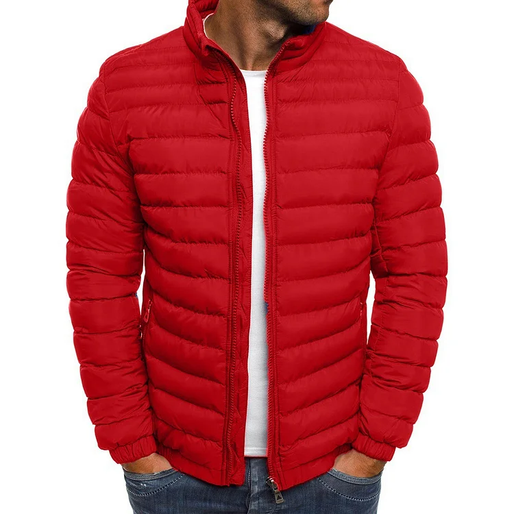 PASUXI Custom Logo Outdoor Lightweight Warm Coats Men Nylon Hooded Winter Bubble Puff Down Coat Cotton Puffer Jackets huanwei