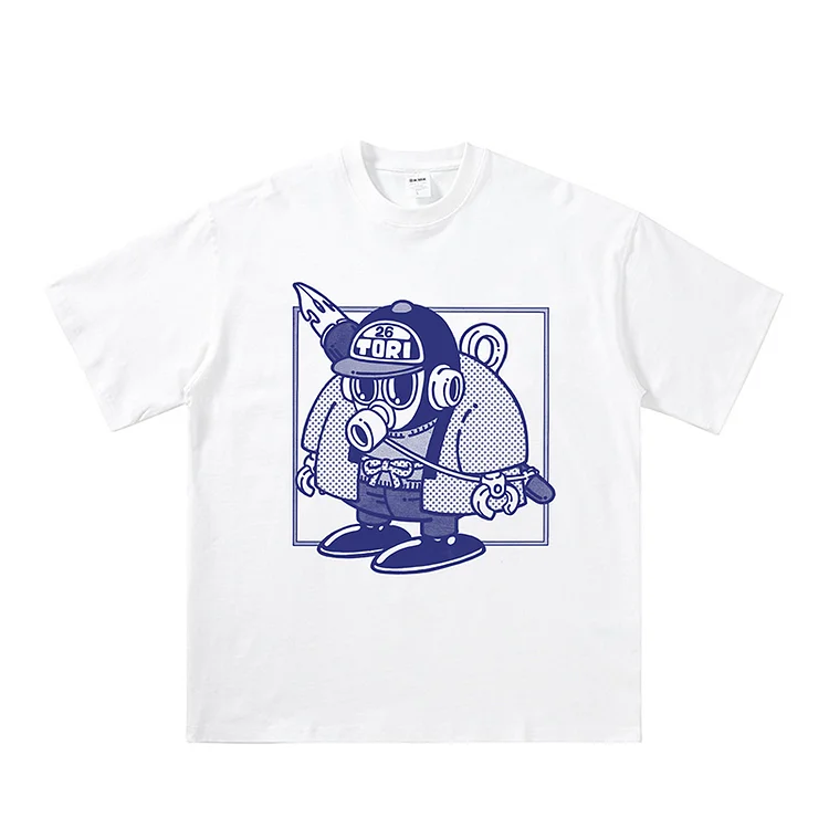 Pure Cotton Akira Toriyama Robot T-shirt weebmemes