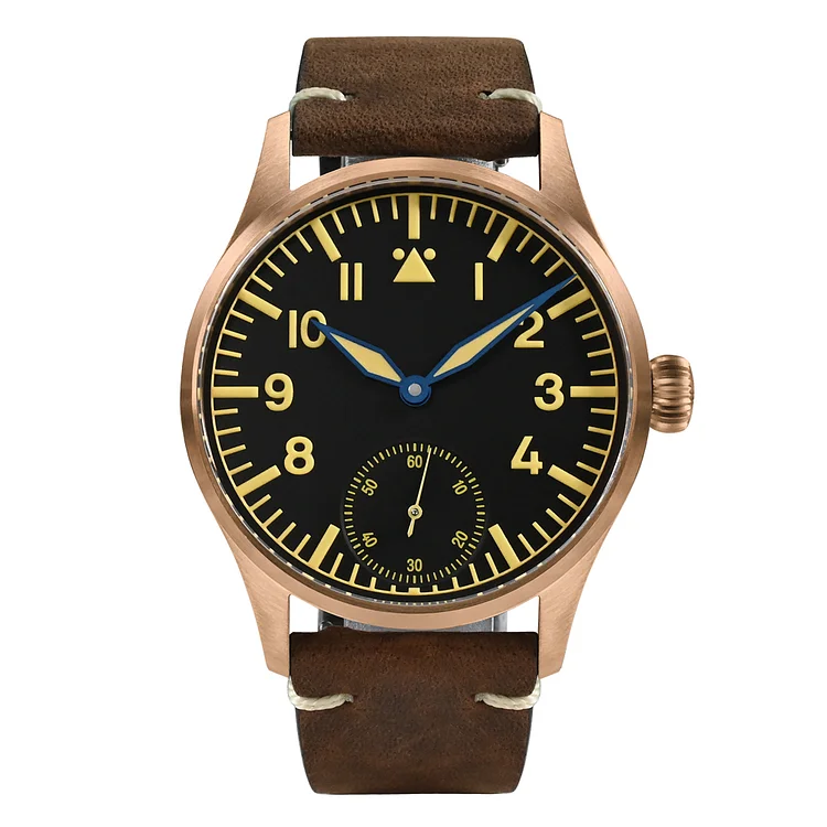 San Martin 41mm Cusn8 Bronze Pilot Watch SN0117-Q San Martin Watch san martin watchSan Martin Watch