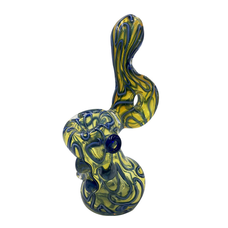 Elephant Single Glass Spoon Pipe Bubbler Pipe for Tabacco Smoking 