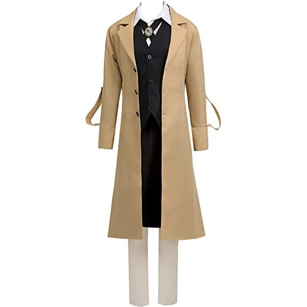 Anime Dazai Osamu Cosplay Costume Outfit