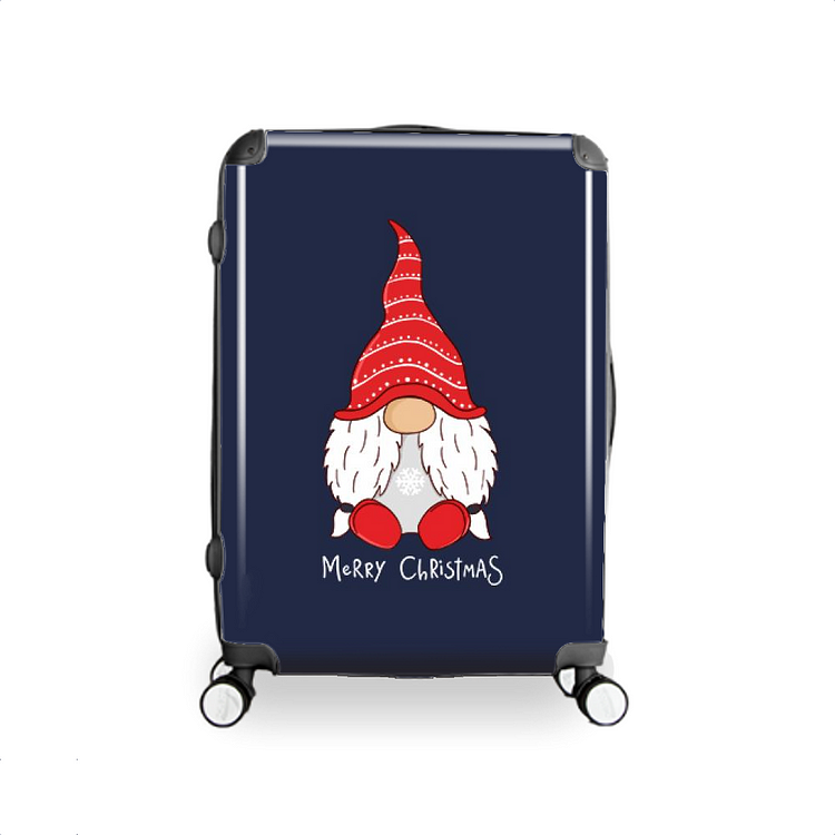 Christmas Elf Wearing A Pointy Hat, Christmas Hardside Luggage