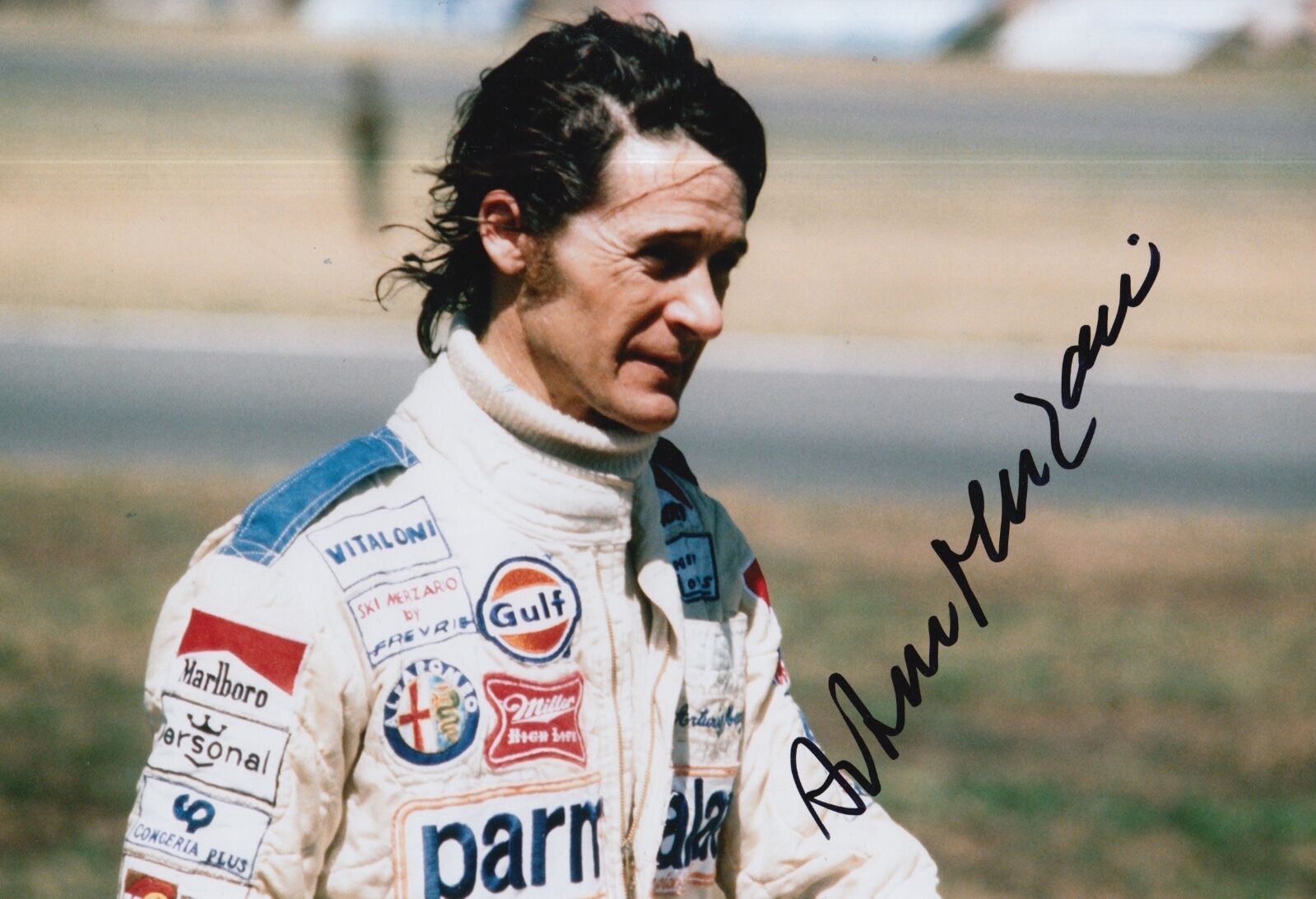 Arturo Merzario Hand Signed 12x8 Photo Poster painting Formula 1 F1 3.