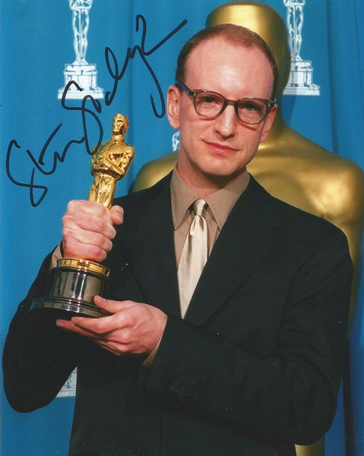 Steven Soderbergh Signed 10x8 Photo Poster painting With Proof AFTAL