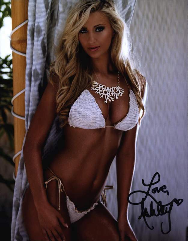 Ashley Fisher authentic signed model 8x10 Photo Poster painting W/Cert Autographed A0013