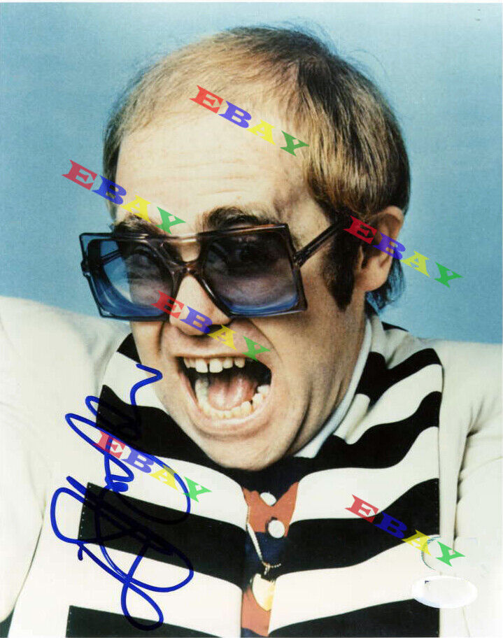 Elton John Autographed Signed 8x10 Photo Poster painting Reprint