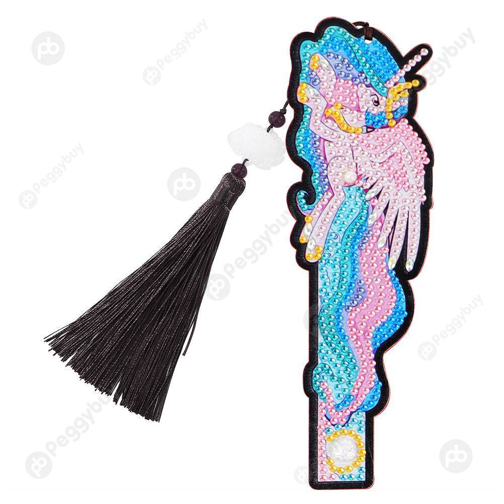 

Pink Horse-DIY Creative Diamond Tassel Bookmark, 501 Original