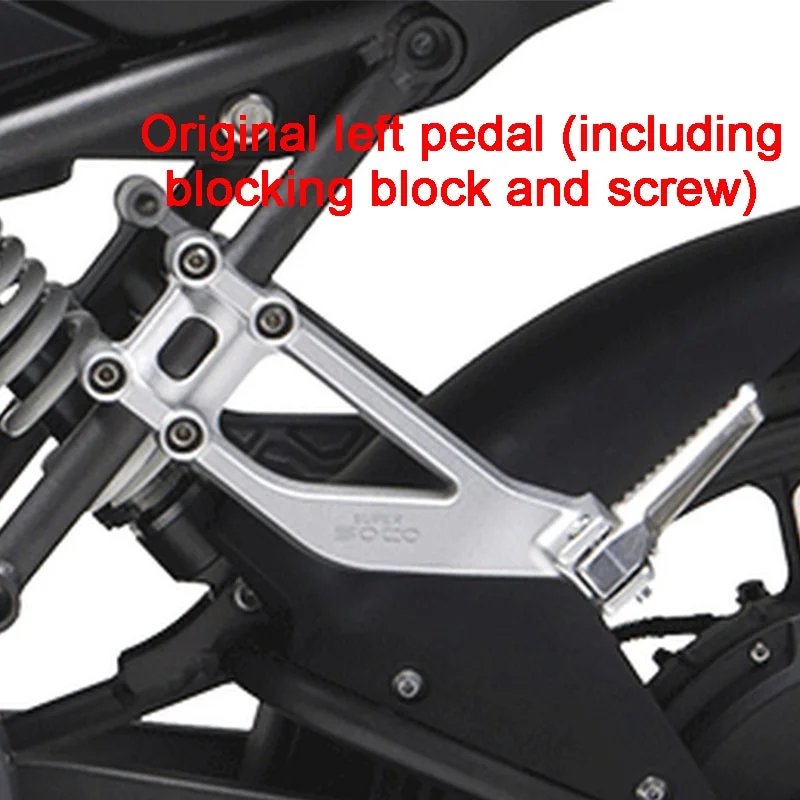 For Super SOCO TS Electric Motorcycle Original Accessories Back Pedals Right and Left Rear Pedal