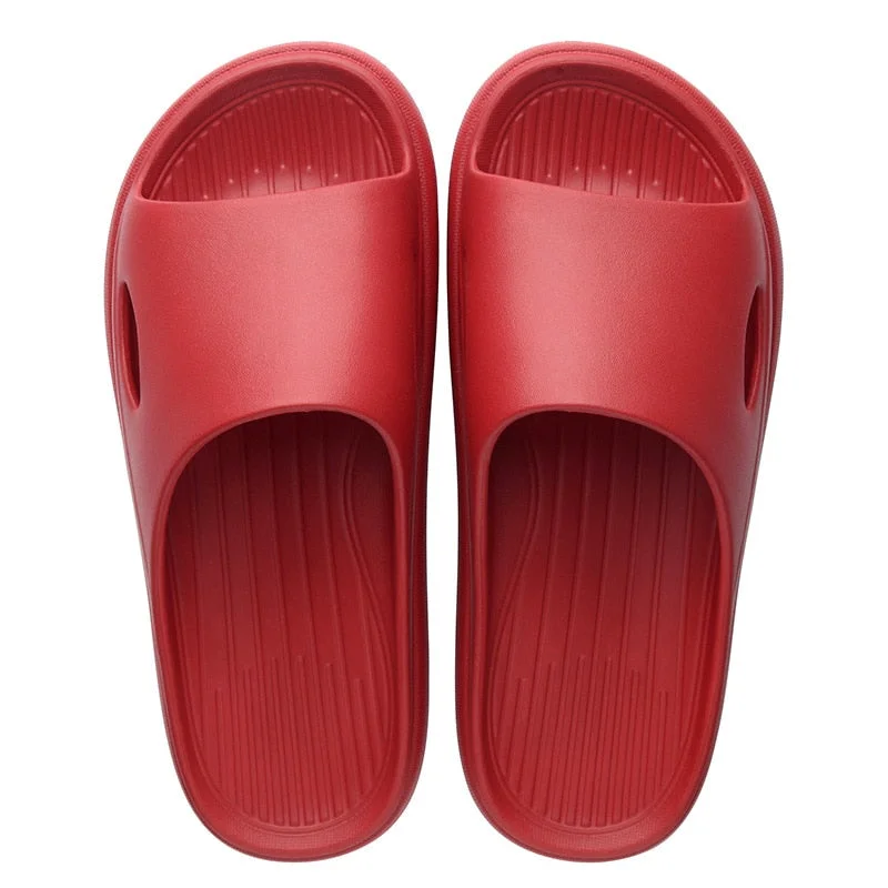 2021 House slippes Home soft Women's slippers Female Ladies Slippers Platform Flat Shoes Summer Floor Room Indoor Bathroom Shoes