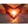 Sunset And Love  | Full Round Diamond Painting Kits