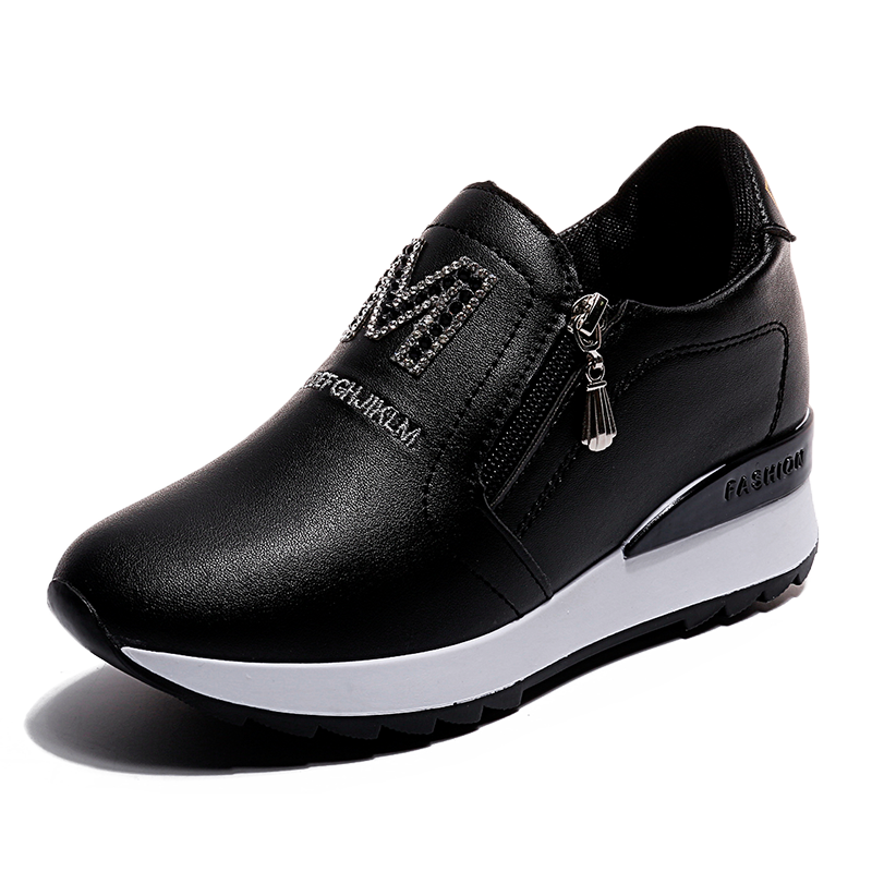 2022 New Women Wedges Casual Shoes Woman Height Increasing Breathable Women Sneakers Flats Trainers Shoes Platform Sneakers W38