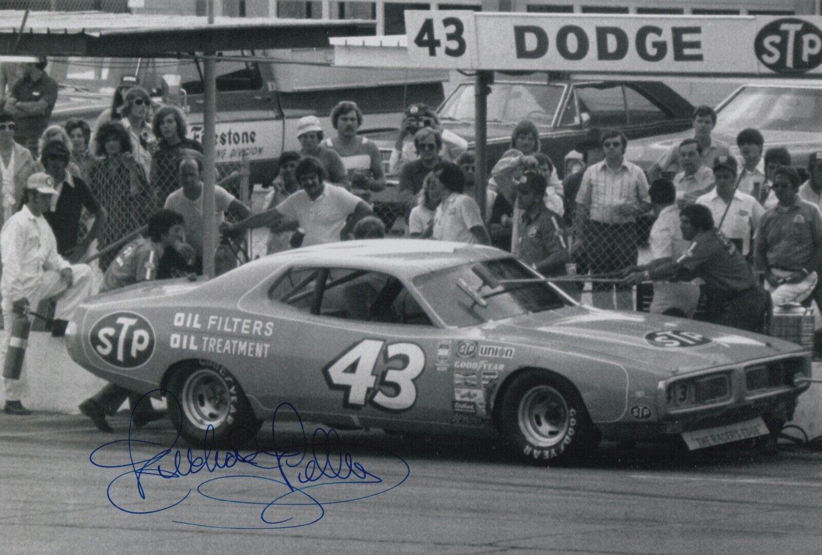 Richard Petty Hand Signed 12x8 Photo Poster painting Nascar Autograph 4