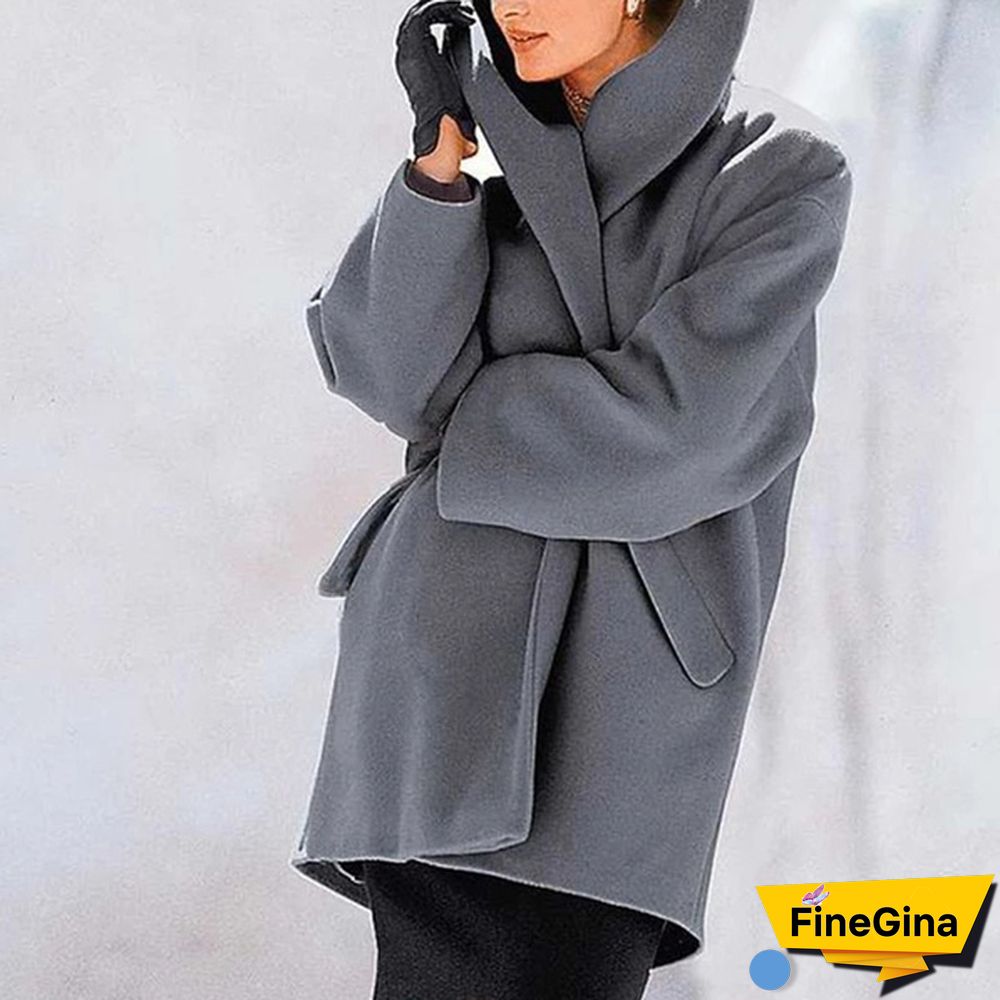 New Warm Women Fashion Multi-Color Shawl Collar Coat Jacket Casual Fleece Coat Down Jacket